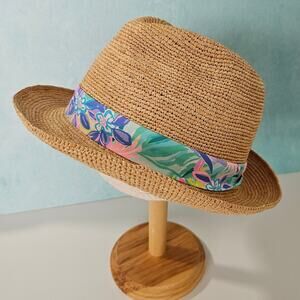 Lilly Pulitzer Women\'s Run Around Hat HONDA CLASIC TOILE NWT RARE! Lilly Pulitzer Honda Classic Toile Run Around | Mercari main image 2